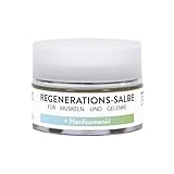Regenerations-Salbe für Muskeln und Gelenke mit Hanfsamenöl Gel 50 ml | Hanfcreme Sport Creme für Muskel und Gelenk | Wirkt leicht kühlend | Schnell einziehend | Extra Stark Hochdosiertes Hanf Gel