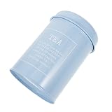 LOPUNER Teebehälter Teedose Tee Kaffee Zuckerdosen Kaffeedose Zuckerdose Zuckerdose Mit Deckel Luftdichte Küchendosen Zuckerdose Mehldose Himmelblau Metall