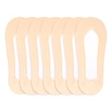 QFGasre 6 Paar Füßlinge für Damen, Ultraniedrig Atmungsaktiv Halbsocken Geschnitten Sneakers Socken Sportsocken mit Rutschfeste Einlegesocken Unsichtbare Socken für Flache Schuhe