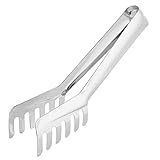 Aigend Spaghetti-Zange, kammförmige Zange, Nudelzange – kammförmige Edelstahl-Spaghetti-Zange, Nudeln, Nudel-Clip für das Kochen in der Küche