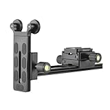 Universal-Teleobjektiv-Stativhalterung mit Schnellwechselplatten, Aluminium-Legierung, Objektivhalterung für Canon-Nikon-DSLR-Kameras, 10 kg Tragkraft, höhenverstellbar, kratzfeste Gummiringe