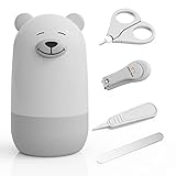 Baby-Nagelknipser-Set mit niedlichem Etui, Fingernagel- und Zehennagelfeilenset für die Maniküre und Pediküre von Neugeborenen, Geschenk für die neue Mutter