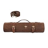 EHRBGK Messertasche Kochmesser,Rolltasche Multifunktionale Messertasche mit Griff Taschen Messer mit 11 Fächern Kochmesser-Koffer für Messer Löffel Küchenmesser Camping Wandern