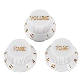 Anpassbare Regler für E-Gitarren, 3 Stück, eine Lautstärke, zwei Töne zum Aufrüsten (A)