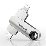 fanxiang 64GB USB Stick 80MB/s Hochgeschwindigkeit USB 3.2 Gen1 Type-C + Lightning Kompatibel mit Windows, Mac, iOS