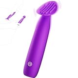 Vibration für Frauen Mini Vibrator mit Bürstenkopf, 76 Reizpunkte 3-fach Intensität 10 Modi Vibratorensets Klitoris Stimulator für Sie Sex Spielzeug für die Frau Paare klein Massagestab leise
