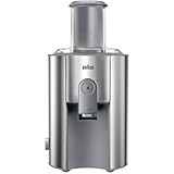 De´Longhi Braun J700 Multiquick 7 Entsafter | Hochleistungs-Entsafter-System | Großer Einfüllschacht (75 mm) | Innovatives Anti-Tropf-System | Kraftvoller 1.000 Watt Motor | silber