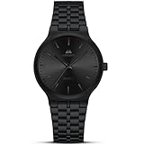 LN LENQIN Uhren Herren Edelstahl für Männer Damenuhren Klassische Analog Quarz Uhr Wasserdicht Armbanduhr Herren Unisex Uhr