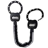 Boiarc E Scooter Schloss, Handschellenschloss mit Zahlencode, 10CM Rundring, 1.8KG - Schweres Fahrradschloss für Roller, Motorrad, Fahrrad, E-Bike (90CM)