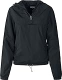 Urban Classics Damen Ladies Basic Pullover Jacke, Schwarz (Black 00007), S EU