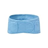 Elnwnnkc Täglicher Gürtel für Damen, Bauchkontrolle, atmungsaktiv, nach der Geburt, nach der Schwangerschaft, Stützkorsett für die Erholung des Beckens, blau, XL
