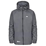 Trespass Unisex Erwachsene Qikpac Jacket Kompakt Zusammenrollbare Wasserdichte Regenjacke, Grau (Flint), L
