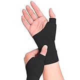 JOOTUEPO Therapie-Arthritis-Kompressionshandschuhe, fingerloser Handschuh mit Gel, bequeme Karpaltunnelschiene zur Linderung von Schmerzen in Hand, Handgelenk, Daumen und Gelenken