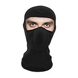 ROMISBABA Winddichte Ski Gesichtsmaske mit Atmungsaktivem Mesh Elastischer Multifunktions Schutz für Damen und Herren für Outdoor Radfahren Motorradfahren Skifahren und Winteraktivitäten