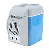 DC 12 V Autokühlschrank, 7,5L Tragbarer Auto Gefrierschrank, mit Kühl, Heiz und Wärmespeicherfunktionen, Kleiner Kühlschrank für Auto, Wohnmobil, Camping und Zuhause