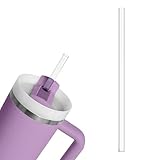 Woyinger Wiederverwendbare Trinkhalme, Ersatz-Trinkhalme für Stanley-Becher, 850 ml, 27,9 cm lang, anpassbar für verschiedene Trinkgeschirr, spülmaschinenfest, BPA-frei, hohe Temperaturbeständigkeit