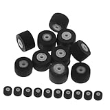 Cabilock 20 Stück Teiliges Pinch Roller für Kassettenbandgeräte Verschleißfeste Gummiwalzen mit Präzisen Maßen Einfache Installation Langlebige Andruckrolle für Audio Videorekorder