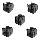 BESPORTBLE 4 Stück Bowling-Tasche Reise-Einkaufstasche Einzelball-bowlingtasche Puffer-Einkaufstasche Fußballtasche Für Jugendliche Lunchpaket Für Erwachsene Bowlingkugeln Grey Polyester
