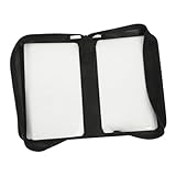 OSOLADY 128 CD-Paket CD CD Tasche CD Aufbewahrungstasche DVD-Hülle CD-Halter-Rack Film-Disc-Halter DVD-Disc-Halter Quadratische CD-Aufbewahrungstasche Innenseite OPP Black