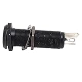 Jeffergarden Metallzylinder-Eingangs-/Ausgangsbuchse, Stärkerer Griff, Geräuschreduzierung für Elektrische Akustikbassgitarren, Metall-Ersatzbuchse, Kompatibel mit E-Bassgitarren, Drum-Buchse,