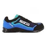 Sparco - Nitro Petter ESD S3L SR FO - Unisex-Sicherheitsschuhe zum Laufen - Wasserabweisende Arbeitsschuhe - Zehenschutzkappe aus Verbundmaterial - rutschfeste Sohle - Atmungsaktiv - EU 47