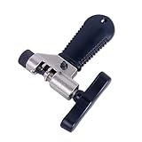 Alipis Fahrrad Kettennietdrücker aus Carbonstahl mit Kunststoffgriff Kettenreparatur Servicewerkzeug Inkl Ersatzstift und Kettenhaken Robustes Bike Chain Removal Tool für Zufällige Farbe