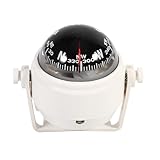 Generic Bootskompass Marine Dash Mount Mount Bracket, Marine für Boote mit Merkmalen Wie Hohe Empfindlichkeit Bracket Voyager (White)