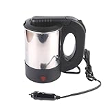 Tragbares Kettle, Auto-Durchlauferhitzer, 500 ml, tragbar, Kettle | Elektrischer Reisewasserkocher, elektrisches Auto im Auto