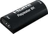 PremiumCord 8K HDMI Repeater bis zu 25 m, HDMI 2.1, Auflösung 8K 4320p @ 60Hz, 4K 2160p @ 120Hz, Full HD 1080p, 3D, HDCP 2.2, Farbe schwarz