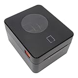 Fafeicy Thermo-Etiketten Drucker Hochgeschwindigkeits-USB-Anschluss 203DPI für den Versand Schwarz (EU-Stecker)