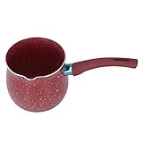 Mini-Milchtopf, Antihaft-Pfanne aus Aluminiumlegierung, 11 Cm, Antihaftbeschichtet, Kleiner Zuckerschmelztopf, Kleiner Aluminiumtopf, Leichter Kochtopf für die Küche, mit