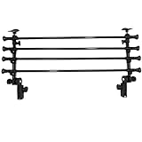 Speedwellstar Hundeschutzgitter Auto Kofferraum Universal Verstellbar - Schwerlast Metall Haustier Barriere mit Kopfstützenbefestigungen - Sicherheit Reise Trennwand für Hunde - Extra Stark