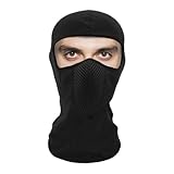 VALICLUD Winddichte Skimaske mit Atmungsaktivem Mesh Elastischer Gesichtsschutz für Herren und Damen Multifunktionaler Nackenwärmer für Outdoor Radfahren Motorradfahren Skifahren und