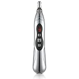 UUE Elektrischer Akupunkturstift & Massagegerät – 9-Stufen Puls-Massage, 5 Wechselköpfe (Inkl. Meridian-Kopf), USB-Aufladbar, Für Nacken, Rücken & Muskelentspannung