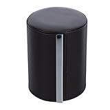 LABRIMP Magnetische PU Leder Krawattenbox Rund Kompakt Knitterfrei Reiseetui für Herren Business Geschenk Stilvoll Schützend Organizer für Schlips Aufbewahrung