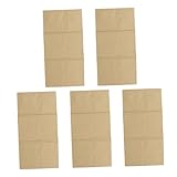 Milisten 5 Stück Blattbeutel im Freien Gartenabfallsäcke Gartenbeutel Müllsack Taschen Aufbewahrungstasche für Pflanzen Speicherbeutel Laubabfallsäcke Kraftpapier