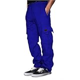 Generisch Jogginghose Herren,Sporthose Trainingshose Bequeme Freizeithose Elastische Jogger Freizeit Hosen Herren Atmungsaktiv Trekkinghose Männer Modern Trainingshose