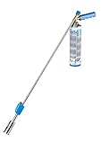 CFH Bio-Gärtner PZ 4000 Abflammgerät mit 2 x Gasdosen 600 ml - Unkrautverbrenner Gas Anwendung, 2,90 kW bei mehr als 1.000 °C Flammentemperatur, Mit integrierter Piezozündung