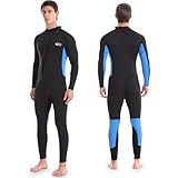 Gimilife Neoprenanzug für Herren, Neopren Herren Tauchanzüge 3mm, Lang, Wetsuit für Tauchen Surfen Schnorcheln Kajakfahren