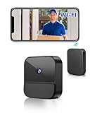 BETTERMO Video Türklingel mit Kamera Kabellos 1080P WLAN Videotürklingel Sicherheitskamera mit Eingebautem Akku 2.4GWifi Video Doorbell Nachtsicht/2-Wege-Audio/Unterstützt SD-Speicher mit Chime (1)