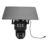 CHICIRIS 8MP Solar Nachtsicht Kamera Wireless Full Color Outdoor -Kamera mit 2 Wege Talk Human Detection Solar IP55 Wasserbeständige Sicherheit für die Geschäftsüberwachung