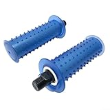 AugustknowU Leistungsstarke, rutschfeste Griffe für stationäres Radfahren, passend für 12 mm und 14 mm für Trainingsgeräte (schwarz, 14 mm)