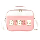 Linsition Bibeltaschen Für Frauen,Große Tragetasche Mit Schultergurt | Modische Bibelstudien Tasche,Geeignet Für Frauen Teenager Schule Büro Kirche Outdoor Geburtstag Valentinstag