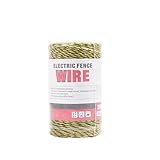 weidezaun elektro seil Elektrozaun-Polydraht, praktisch, einfach zu installieren, elektronisches Zaunseil, 200 m, Bauernhof for Weiden, Rotationsweide(3.5mm)