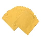 NIYANGLE 300 Stück Goldene Aluminiumfolie Süßigkeiten Verpackungspapier DIY Schokoladenpapier für Geburtstage Hochzeiten Feste Professionelle Bonbon Verpackung mit Stil