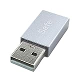 Geavonyg USB-Datenblockierender USB-Schutz für sicheres Laden, leistungsstarkes 5 V/3 A Aluminiumgehäuse für sicheres Laden und Datenübertragung
