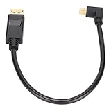Acouto zu-Minidp-Adapter, Multifunktional, Unterstützt 8K, 60 Hz, 4K144 Hz, Bidirektionale Übertragung, DisplayPort-Adapter, Upward-Bend-Video und HD-Erlebnis für Minidp-HD-Bilder mit (Aufwärtskurve)