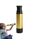 Mini-Teleskop für Kinder | Wasserdichtes Monokular mit einziehbarem Design – Vintage-pädagogisches Wissenschaftsspielzeug für Kinder von 2–12 Jahren, lustige Navigation und Partyzubehör für Outdoor-Ab