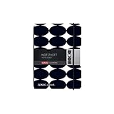 herlitz 50039791 Notizheft flex A6, 40 Blatt punktiert, Motiv: Just Black, 1 Stück