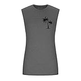Herren Achselshirt Basic Unterhemd Sommer Achselshirt Ärmellose Funktionsshirt Festival Tshirt Casual Tank Top Modische T-Shirt Bodybuilding Axelshirt Gym Sport Achselshirts